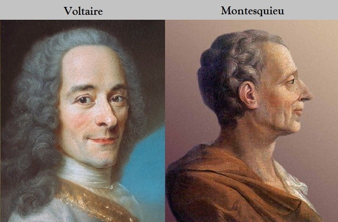 Montesquieu Voltaire